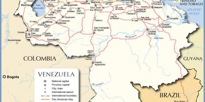Detalizētu karti venecuēla