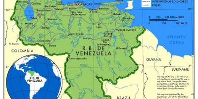 Karte karte de venezuela