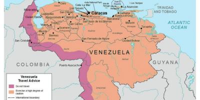 Venecuēla kartē